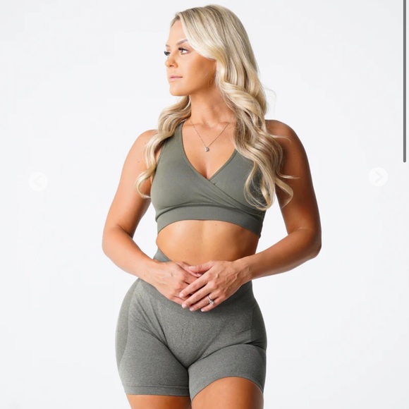 NVGTN Other - NVGTN khaki sports bra